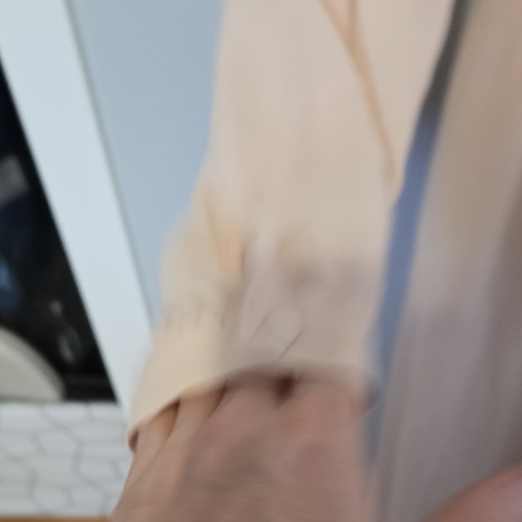 Elegant Peach Maxi Dress - Picture 4 of 12